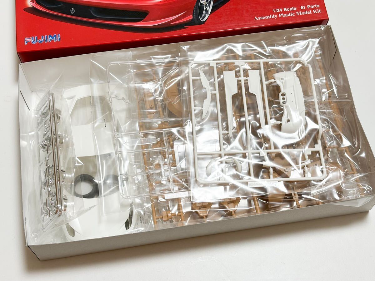 フジミ フェラーリ458イタリア FUJIMI Ferrari 458 Italia プラモデル 1/24の画像2