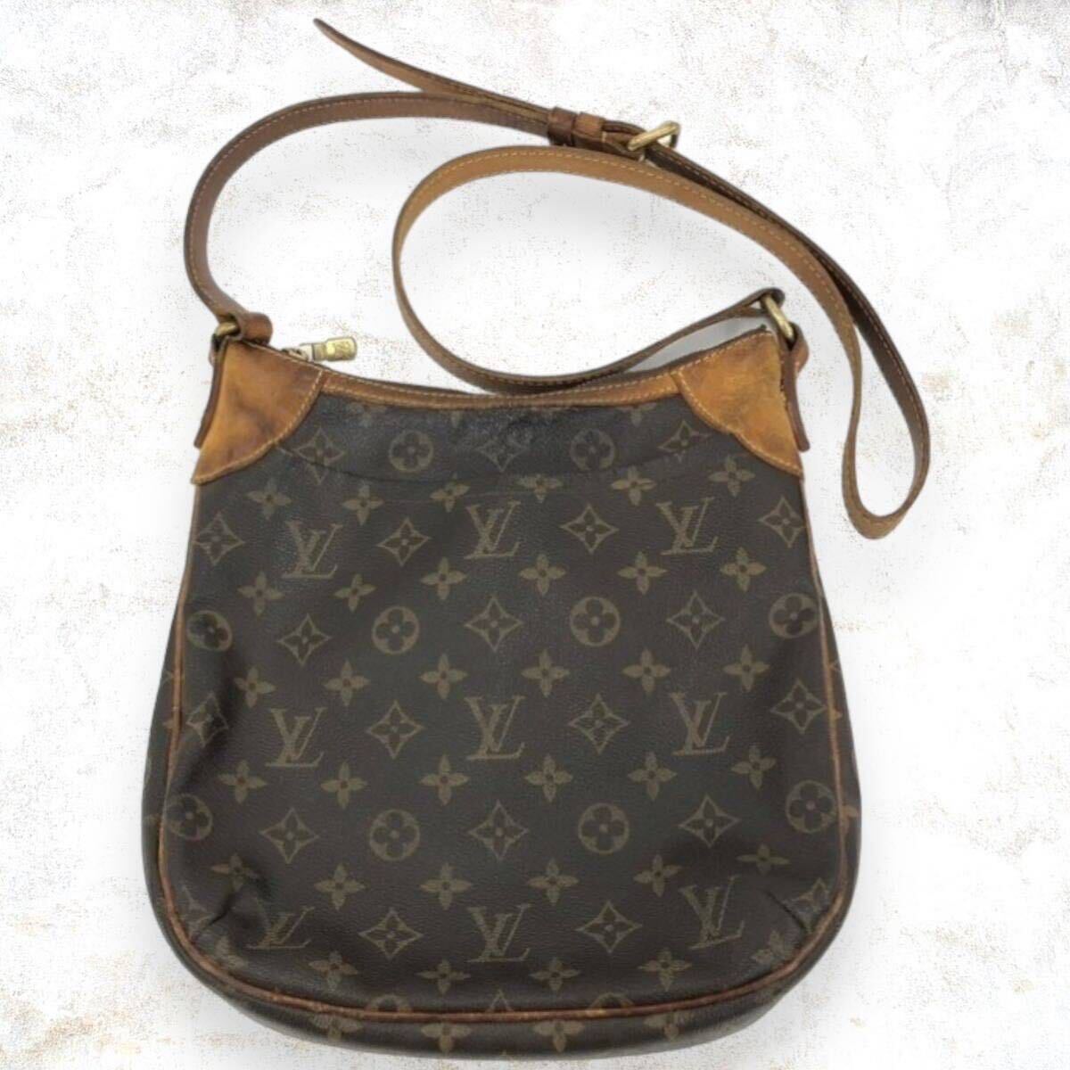 ルイヴィトン LOUIS VUITTON モノグラム ショルダーバッグ オデオン バッグ ブラウン レディース_画像2