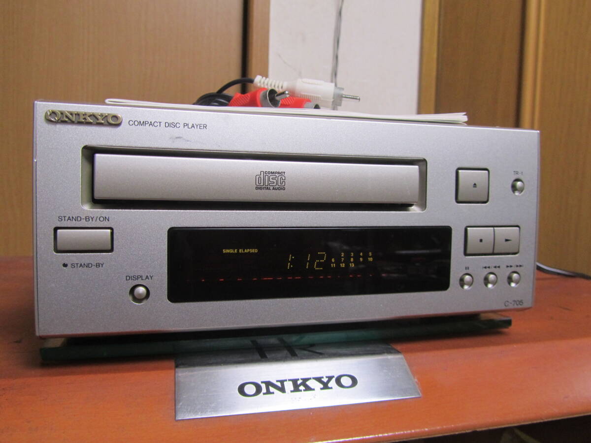 ONKYO C-705　動作・状態良好　取説付　ベルト交換済_画像1