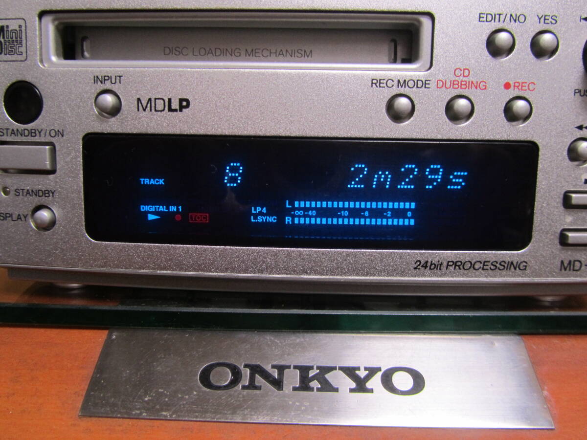 ONKYO MD-101A 動作・状態良好　共通リモコン付_画像2