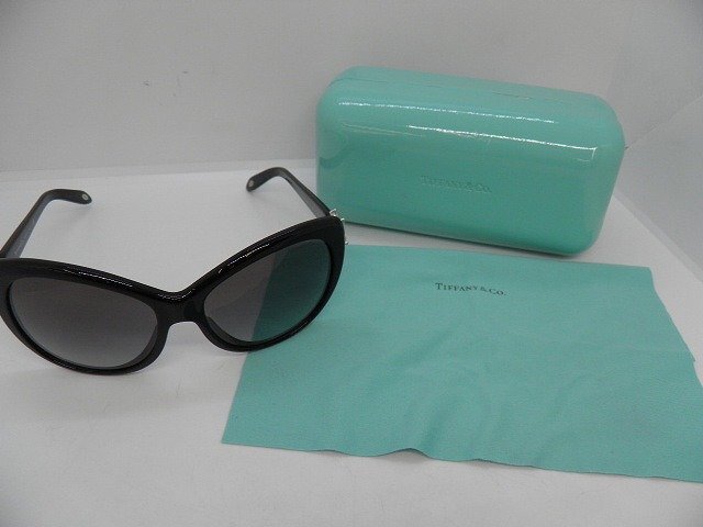 キングラム[41]美品サングラスTIFFANY＆Co. ティファニー TF4048-B 8001/3C 58□16 135 2N ブラウン系 眼鏡 めがね ラインストーン 花 中古_こちらをお届け致します。