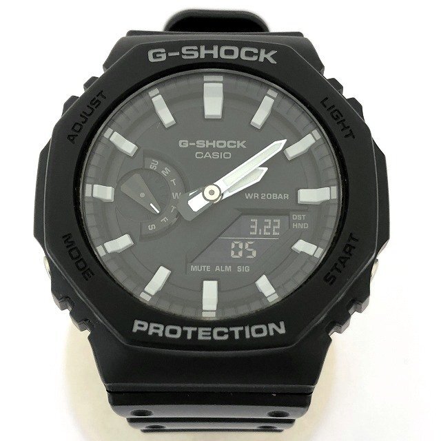 キングラム[07] CASIO カシオ Gショック G-SHOCK PROTECTION GA-2100 5611 メンズ クォーツ 腕時計 稼動品 【送料無料】＠102_画像1