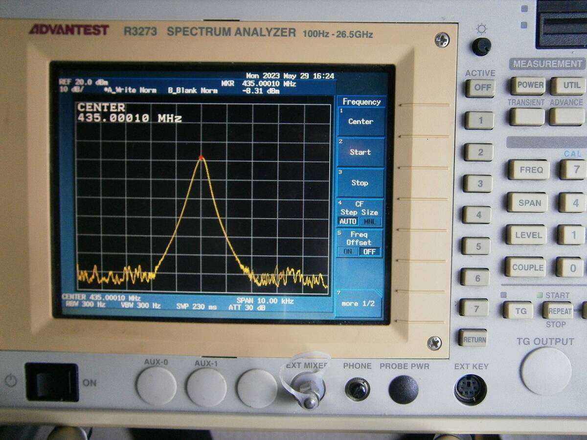 ADVANTEST R3273 100Hz-26.5GHz スペクトラムアナライザーの画像5