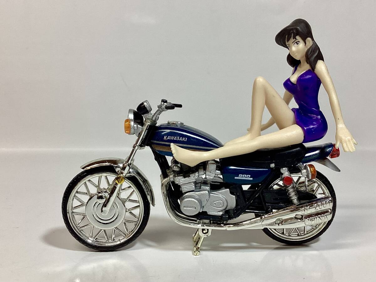 バンプレスト 1／24 カワサキ Z900 Z1 モーターサイクルコレクション 金属製バイクモデルの画像1