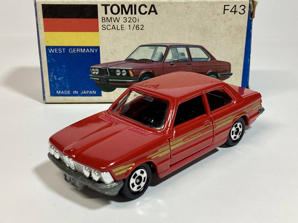 トミカ青箱 F43 BMW320i 日本製 当時物 Yahoo!オークション - トミカ青箱 No.F43 BMW 320i ALPINA