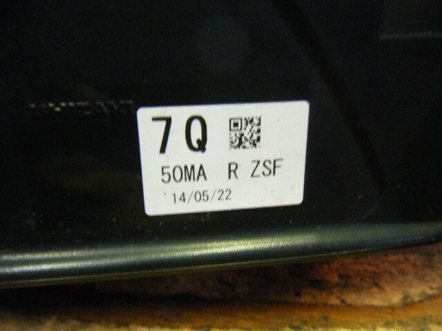 平成２６年 モコ MOCO DBA-MG33S 純正 ウィンカー 電動 右ドアミラー ZSF_画像6