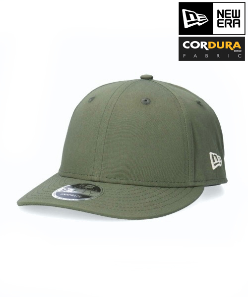 新品NEW ERA LP950 CORDURA 9FIFTYキャップ カーキ グリーン オリーブ帽子コーデュラlogoコラボNEWERAベースボールCAPシンプル無地ロゴ刺繍