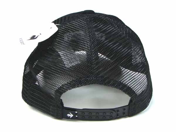 le coq sportif Le Coq s Porte .f mesh cap black man and woman use free size hat [ new goods unused goods ] * outlet *