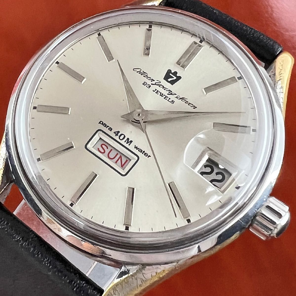シチズン ヤングセブン 23石 手巻き 1965年 CITIZEN Young Seven アンティークシチズン 腕時計