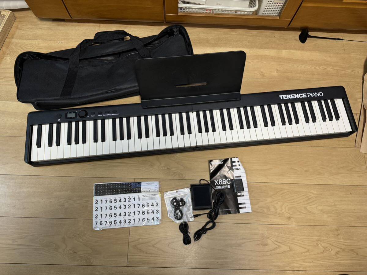  электронное пианино 88 клавиатура складной фортепьяно MIDI соответствует цифровой фортепьяно 