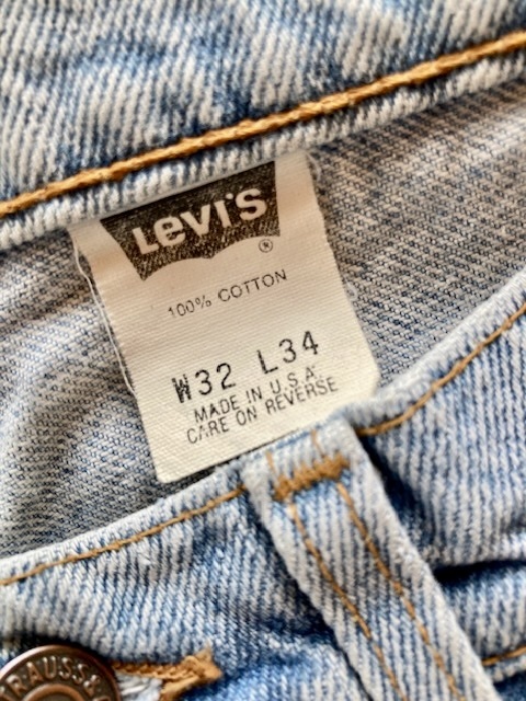 USA製 Levis 512 W32L34 検：ビンテージ. 606 スリムフィット 赤耳の画像2