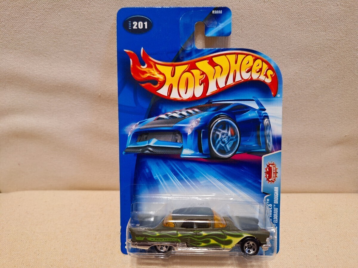 【ホットウィール】　1957 キャディラック　 エルドラド　1957　CADILLAC 　ELDORADO　BROUGHAM　フレイムス　 HOT WHEELS　_画像1