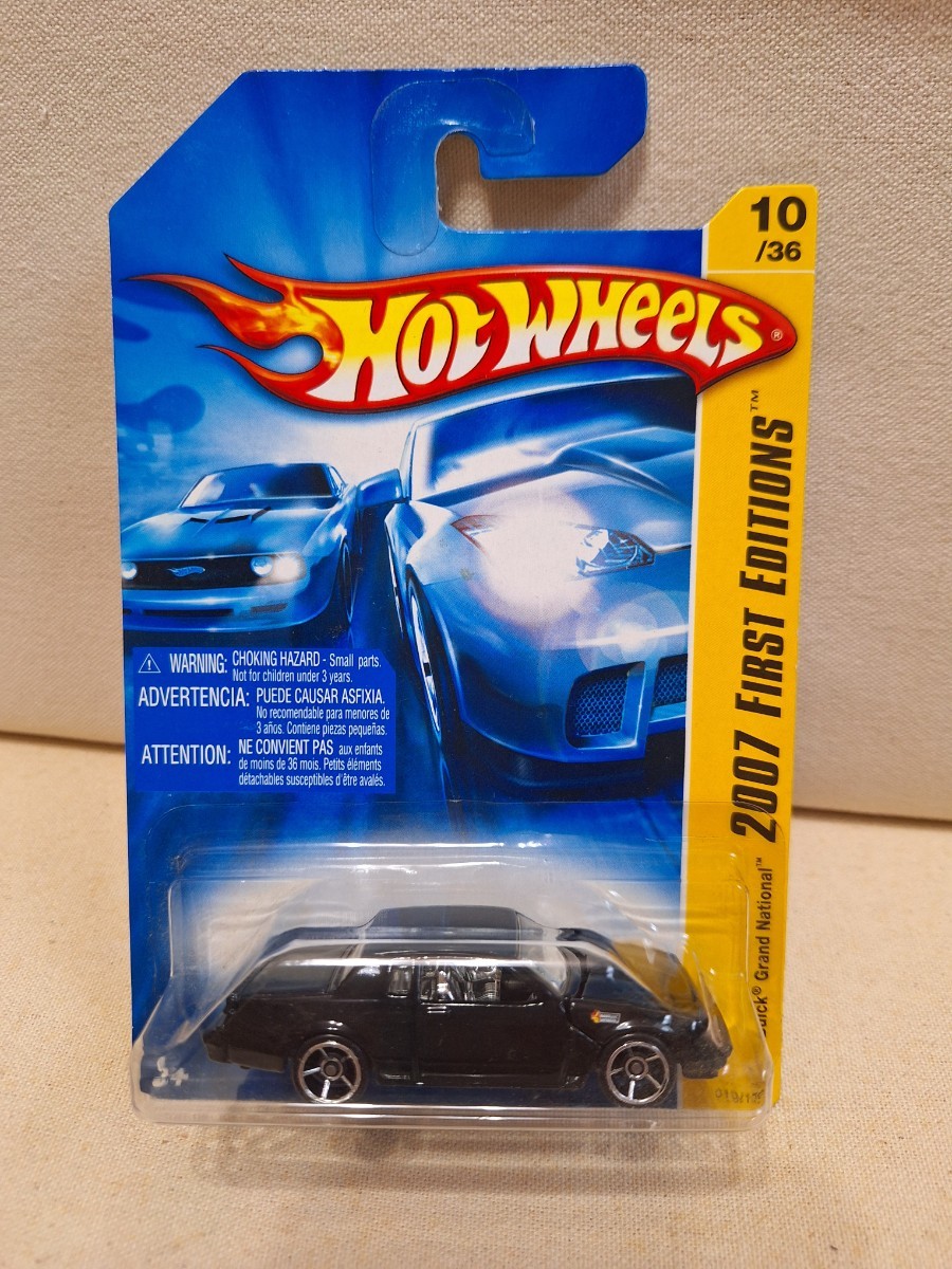 【ホットウィール】　BUICK GRAND NATIONAL 黒 　HOT WHEELS_画像1