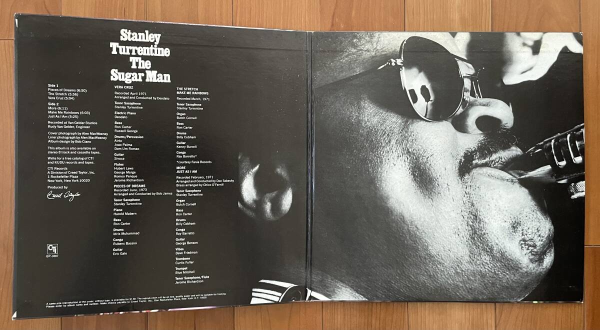 LP 国内盤 スタンレー・タレンタイン 2枚セット / The Sugar Man (Wジャケ) / Have You Ever Seen The Rain / Stanley Turrentine_画像3