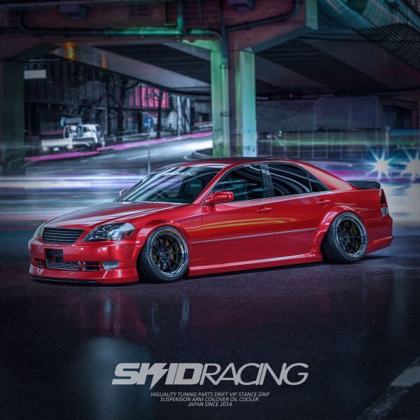 車検OK JZX110 SXE10 アッパー アーム フロント 調整式 17クラウン JZS171 アルテッツァ SKIDRACING スキッドレーシング # :15 A1_画像2