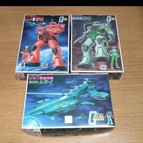 ガンダム プラモデル 旧キット1/144 初期取説2枚Verセット ガンダム プラモデル 旧キット1/144 初期取説2枚Verセット