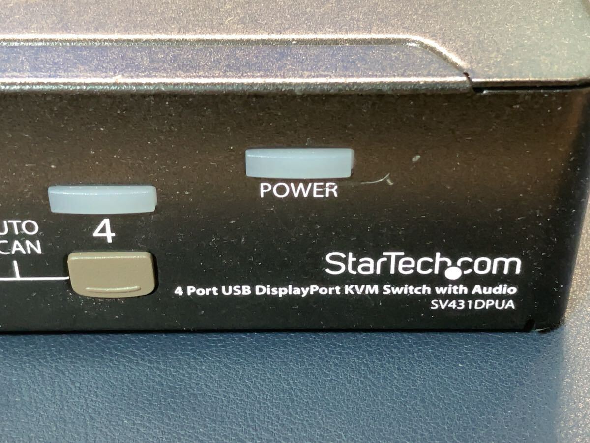 KVM StarTech SV431DPUA DisplayPortケーブルx3 USBケーブルx4つき_画像3