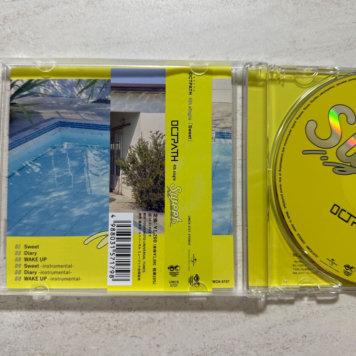 通常盤 (初回仕様/取) トレカ (初回) OCTPATH CD/Sweet 23/7/5発売 【オリコン加盟店】