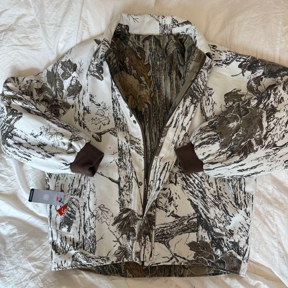 Supreme RealTree Reversible Quilted Work Jacket "Snow Camo"