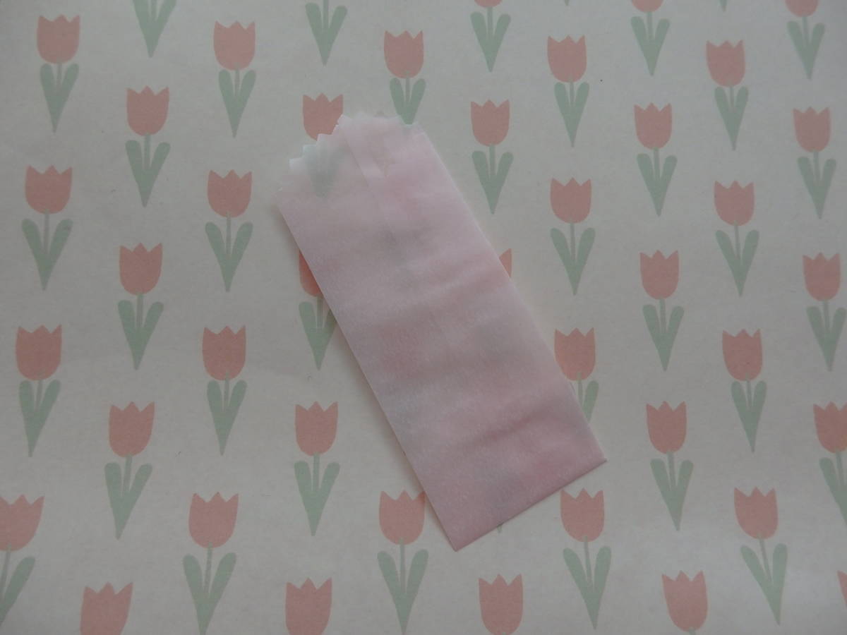  paper liking san .! pink * 50 sheets Mini Mini glasin sack!