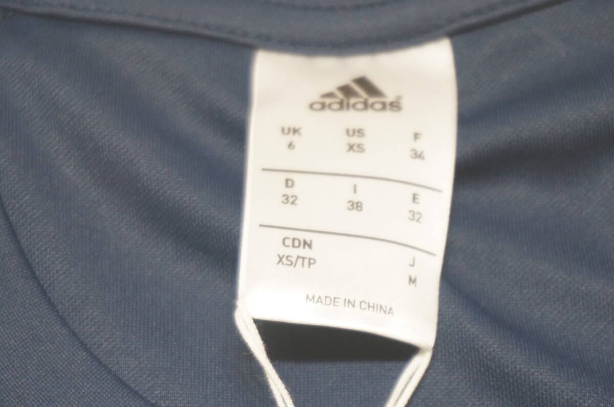 【2101A】2点セット！アディダス adidas Tシャツ レディース Mサイズ ブラック/ネイビー UVプロテクション タグ付き 未使用保管品_画像4
