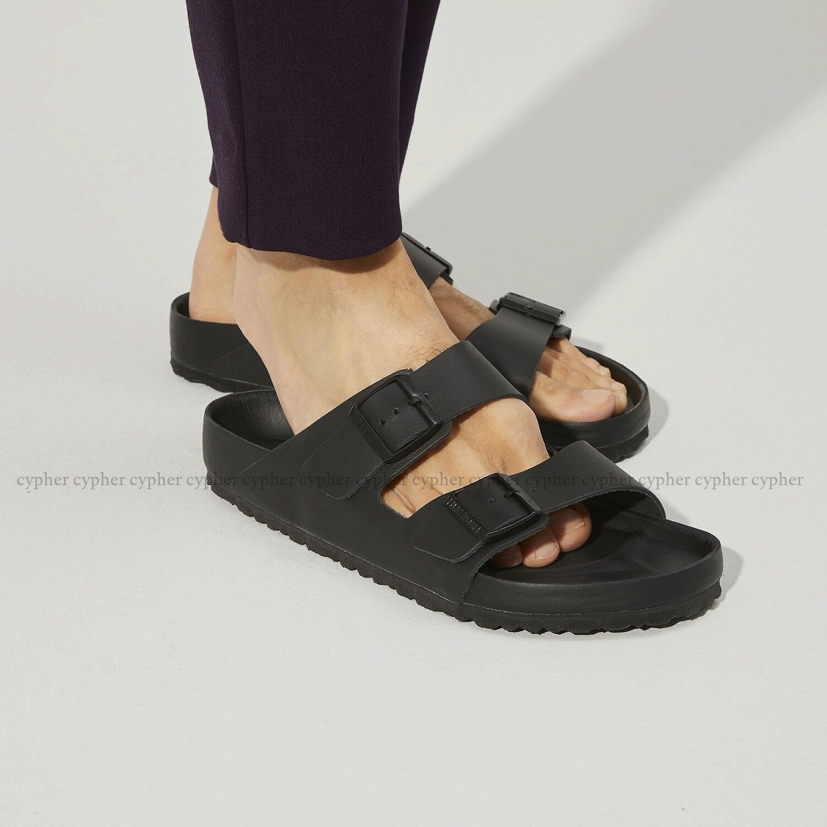 42 27cm 新品 BIRKENSTOCK ARIZONA BS エクスクイジット ナチュラル オール レザー サンダル ブラック ビルケンシュトック アリゾナ 黒_画像10