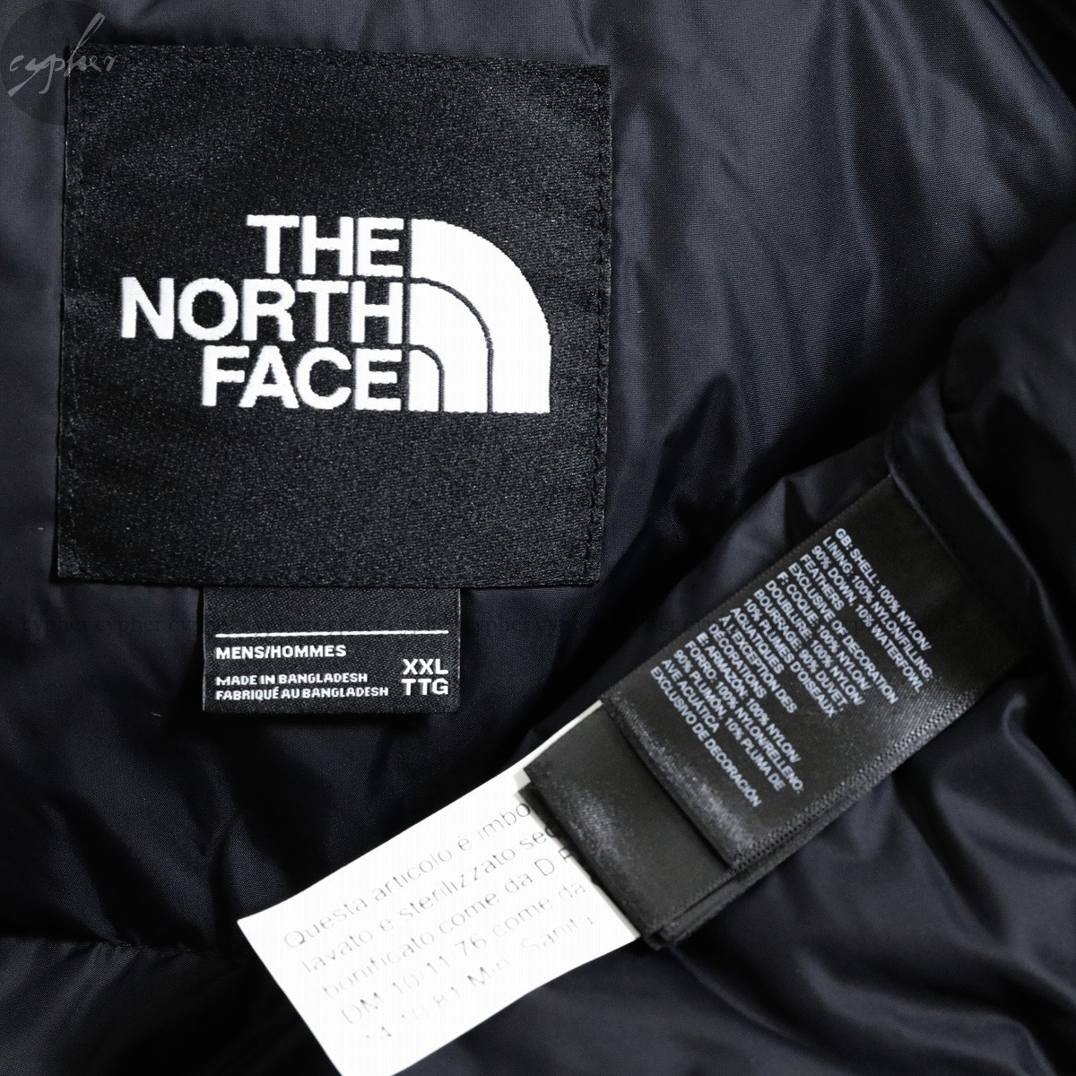 XXL 新品 22AW THE NORTH FACE 1996 RETRO NUPTSE JACKET BLACK ノースフェイス 700 レトロ ヌプシ ダウン ジャケット ブラック 黒_画像4