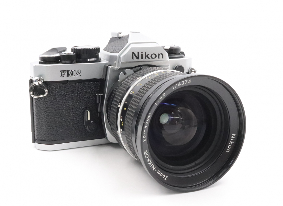 【ト長】Nikon ニコン FM2 一眼レフ フィルムカメラ ボディ レンズ セット売り Zoom-NIKKOR 28-45mm 1:4.5 シャッターOK IR639IOB27_画像1