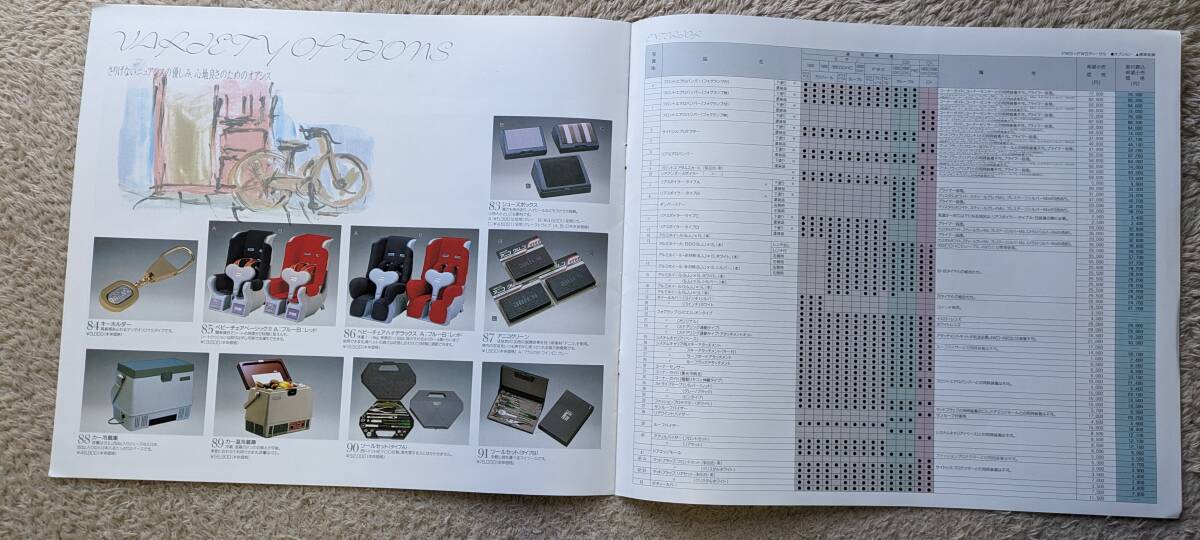 ★89.12 マツダ カペラ　アクセサリー　カタログ　全12P記載　_画像7