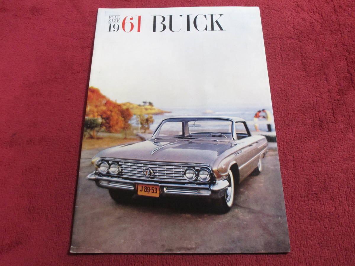 * GM BUICK 1961 Showa era 36 large size catalog *