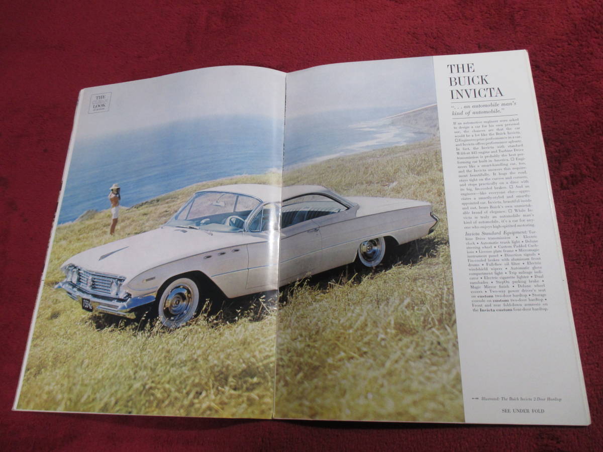 * GM BUICK 1961 Showa era 36 large size catalog *