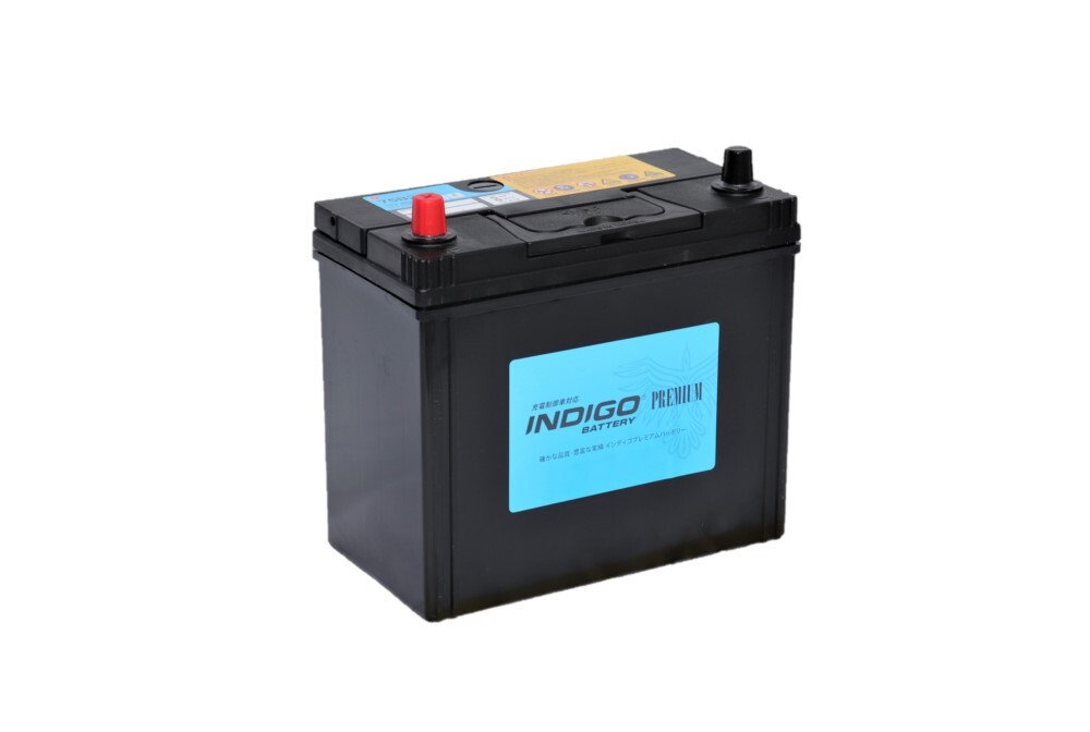 インディゴ（INDIGO）バッテリー　75B24R　充電制御車対応　プレミアムシリーズ_画像1