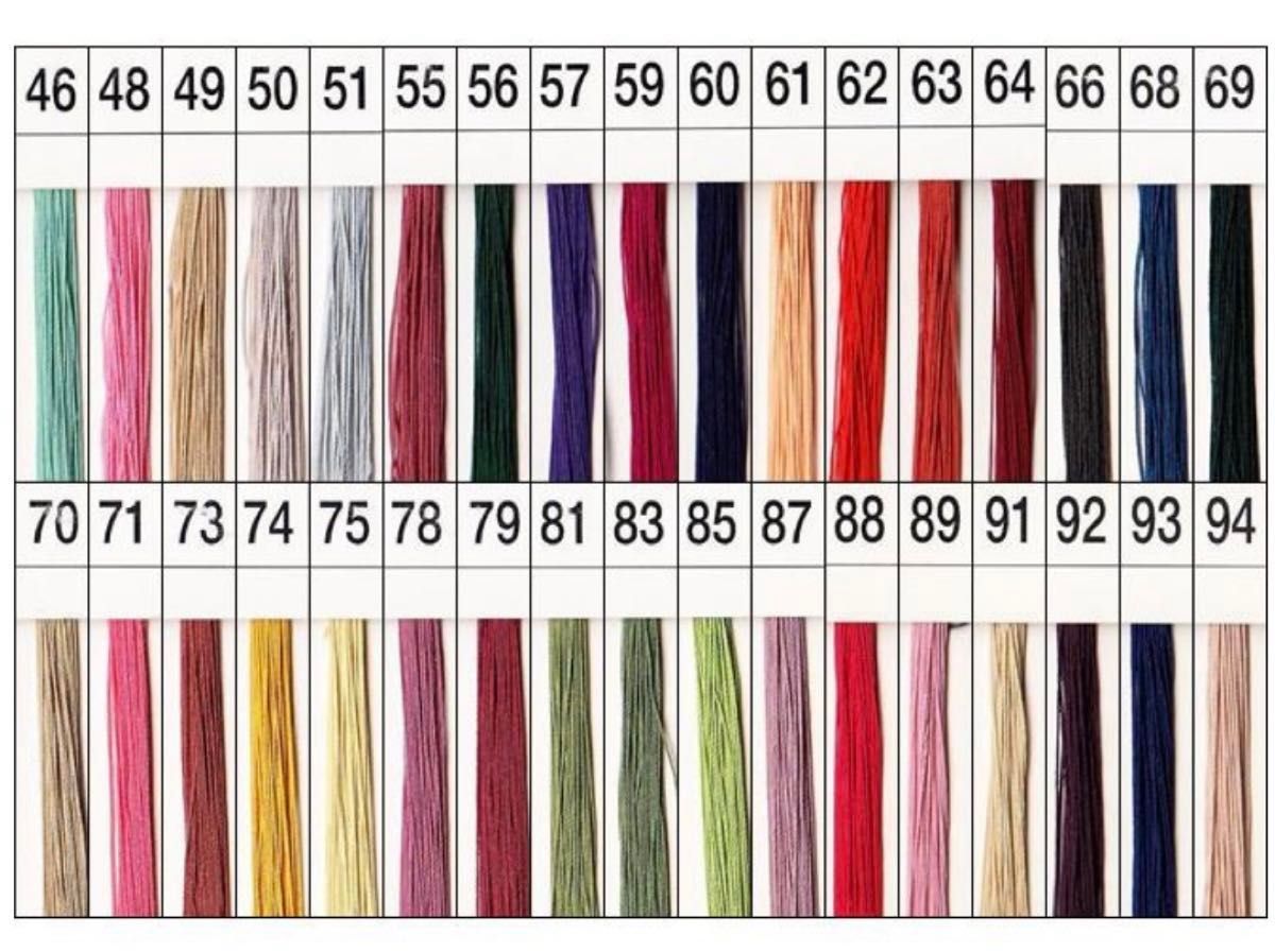 フジックスタイヤー 絹糸　絹手縫い糸　9号40m   お好きな10個