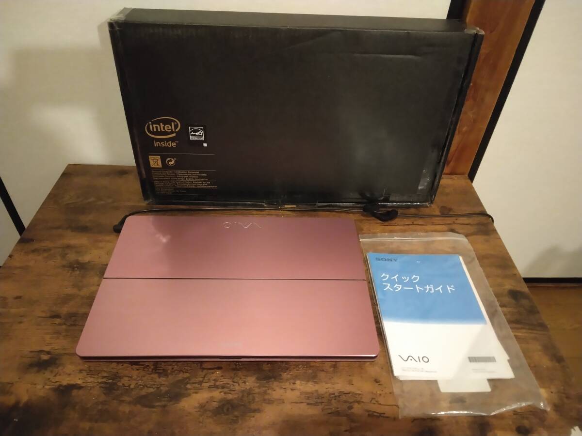 SONY VAIO FIT15A i7 4500U/RAM8GB/HDD1TB/windows8 ピンク_画像1