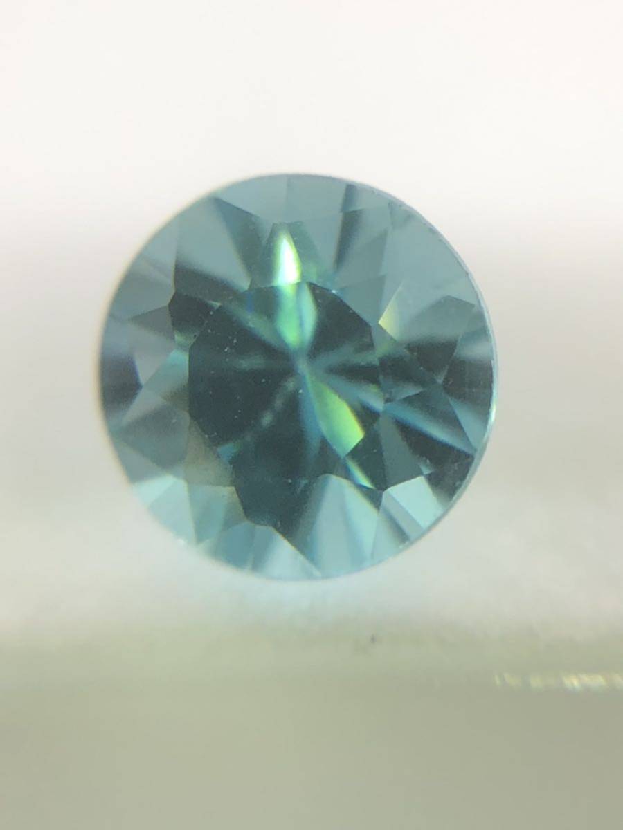 【60倍ルーペクリーン】天然 ブルージルコン 0.43ct_顕微鏡画像