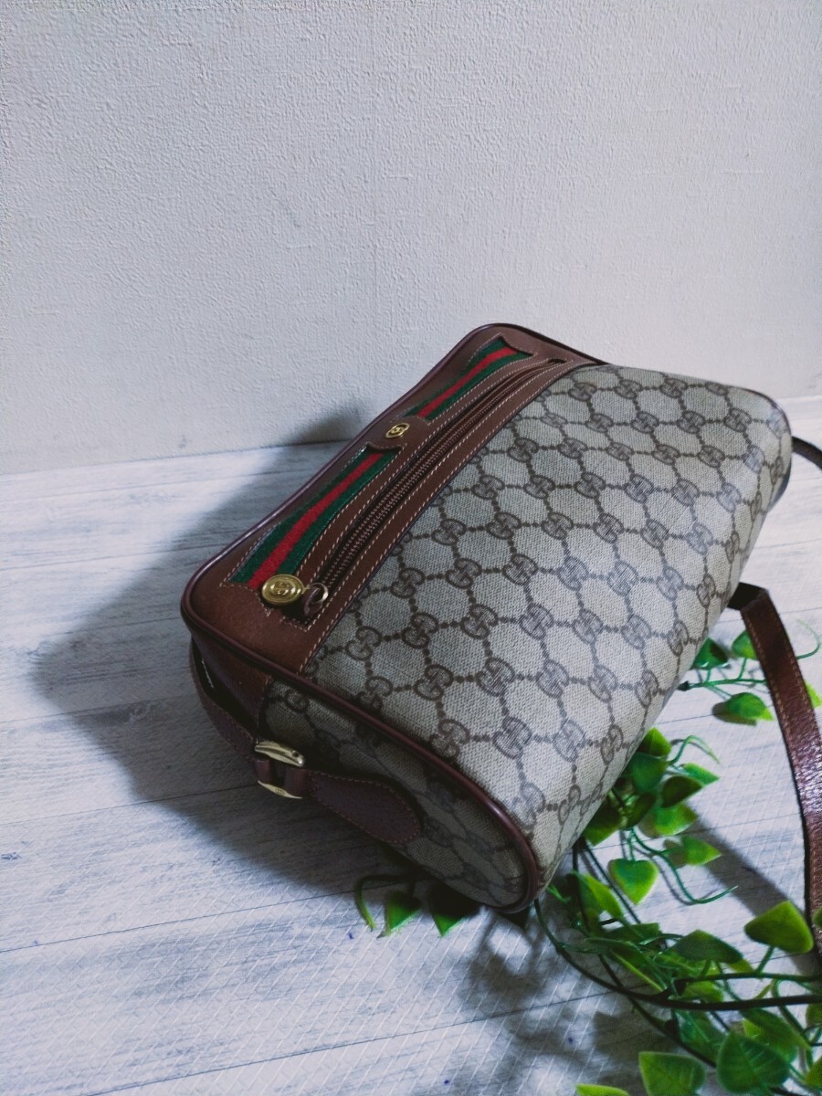 超極美品 グッチ GUCCI シェリーライン ショルダー バッグ バッグの画像6