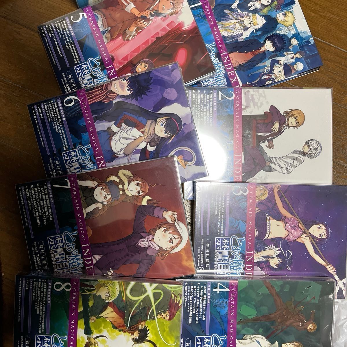 とある魔術の禁書目録III＋エンデュミオンの奇蹟　Blu-ray初回仕様版1〜8   全巻セット＋とらのあな全巻購入特典Box付