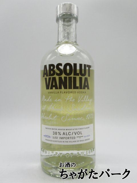  absolute vani rear ( vanilla ) regular goods 38 times 750ml