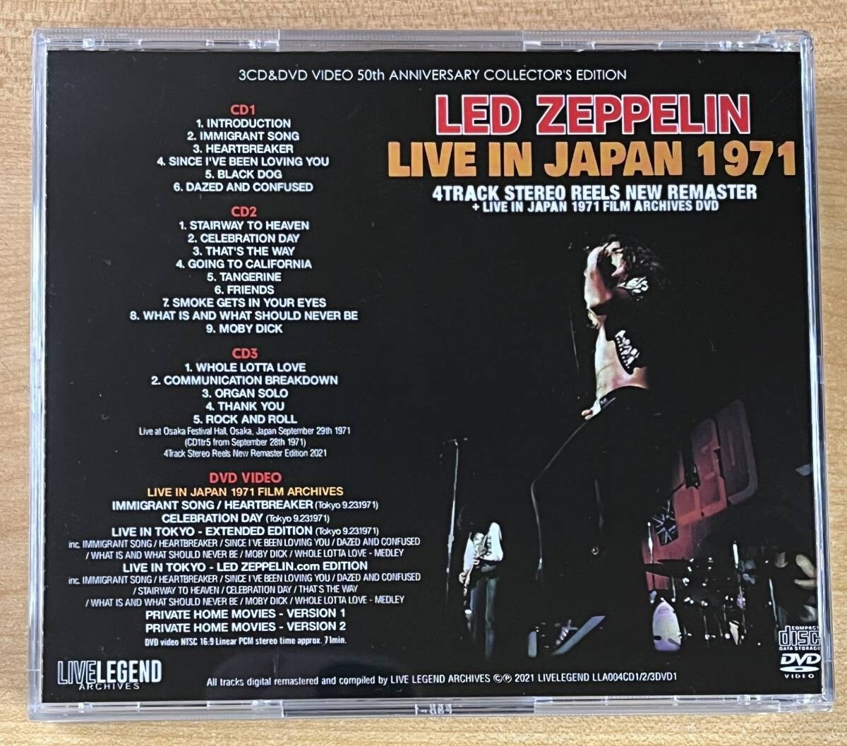(3CD&1DVD) LED ZEPPELIN 1971-50th ANNIVERSARY LIVE IN JAPANの画像2