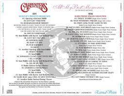 CARPENTERS - ALL MY BEST MEMORIES : ON THE RADIO ARCHIVES(2CD)_画像2