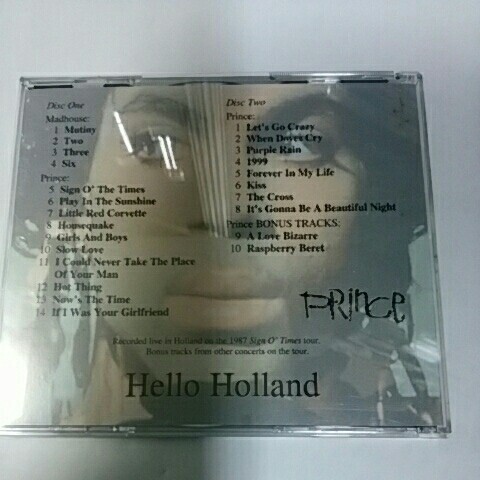 PRINCE / Hello Holland プレス盤 2 プリンス 1987 SIGN 'O' TIME TOUR_画像2