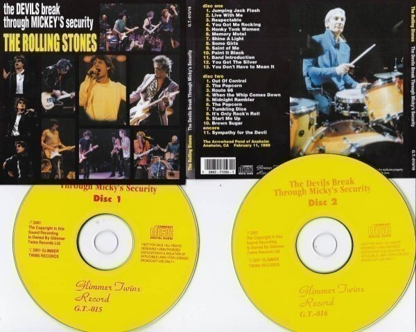 ROLLING STONES / 1999 live etc 4タイトル プレス盤CD８枚セット_画像2