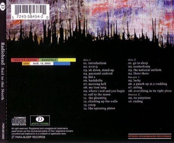 【2CD】RADIOHEAD / Sail to the North レディオヘッド 新品プレス_画像2