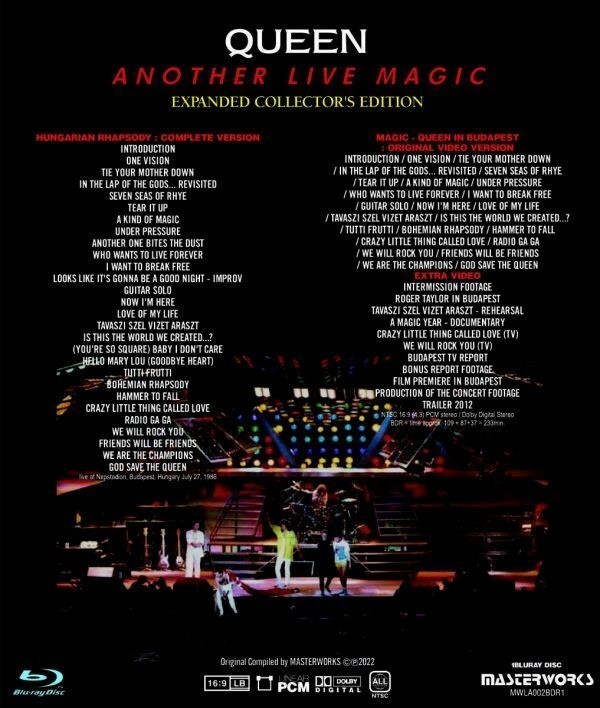 QUEEN / ANOTHER LIVE MAGIC ブルーレイの画像2