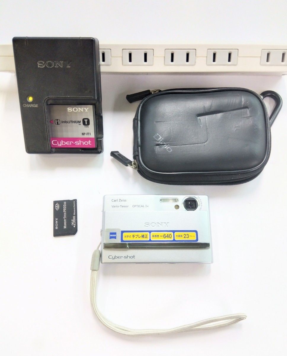 SONY コンパクトデジタルカメラcyber　shot DSC‐T9動作確認OK