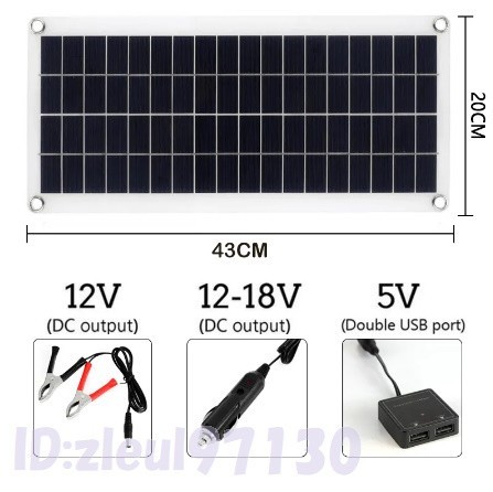 Jv117: 充電器 太陽光 コントローラー 発電 1000Ｗ ソーラーパネル 40A 12V usb 充電器付 屋外用 電話 rv 車 mp3 バッテリー 40a 人気_画像3