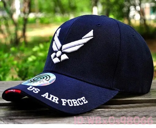 fw2654: メンズ キャップ 帽子 野球帽 男性 海軍 陸軍 空軍 アメリカ USA スポーツ ぼうし 黒色 カーキ 米国 米軍 エアフォースワン 大人の画像2