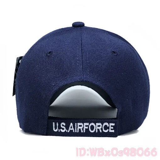 fw2654: メンズ キャップ 帽子 野球帽 男性 海軍 陸軍 空軍 アメリカ USA スポーツ ぼうし 黒色 カーキ 米国 米軍 エアフォースワン 大人の画像4