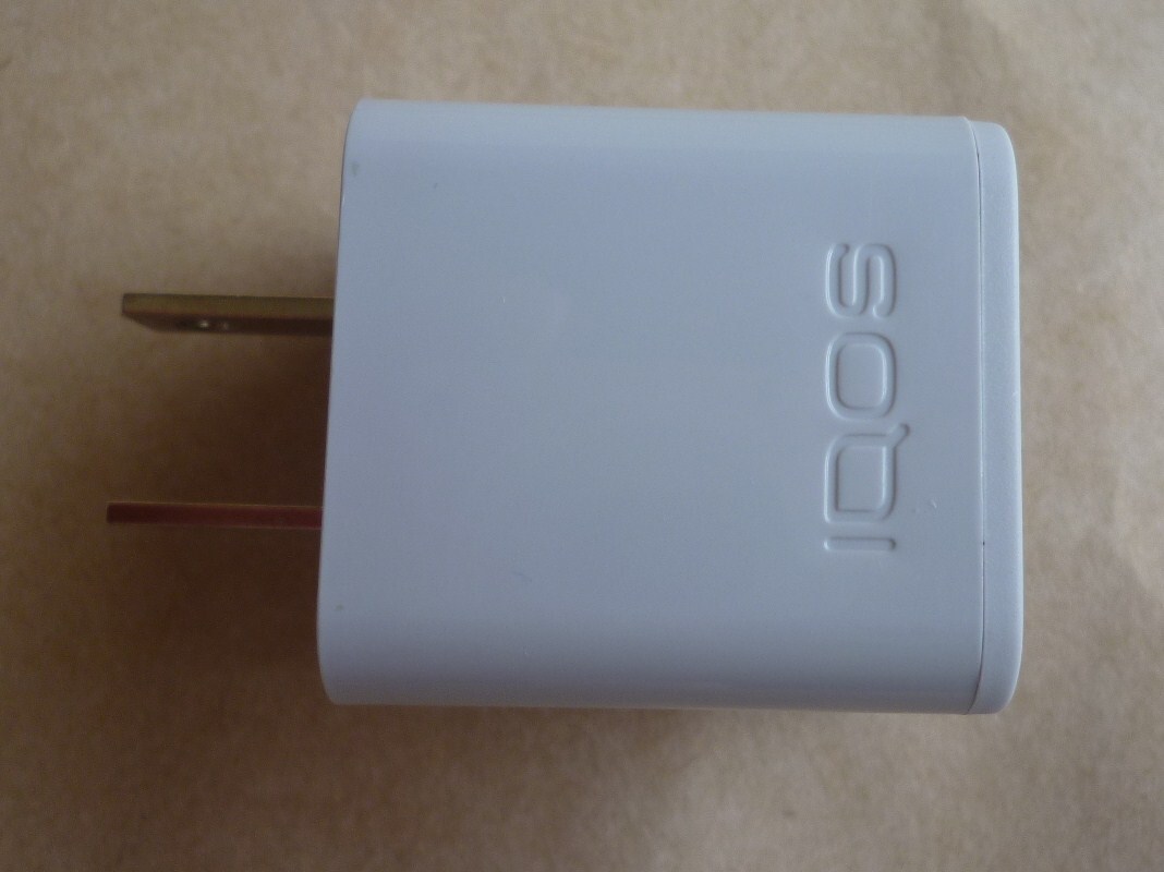 アイコス IQOS 純正 急速充電器 ACアダプター USB式充電器 5V 2A S21A25 ペールブルー スマホ&タブレット充電 電子タバコ ①②_画像4