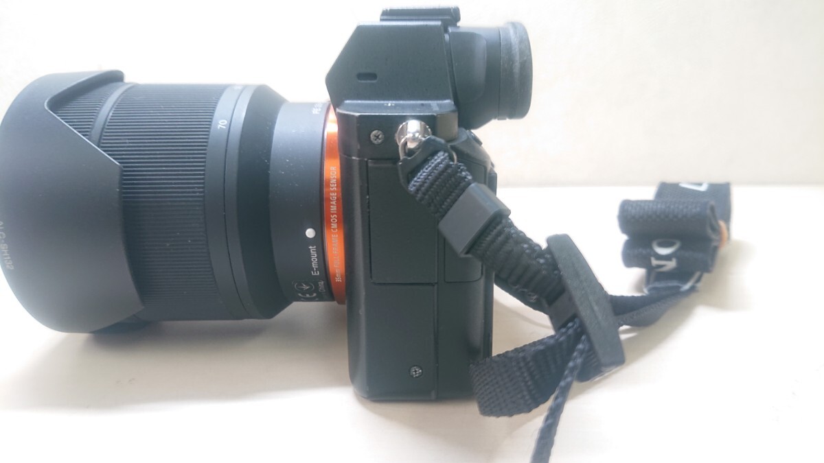 SONY ソニー α7 II ILCE-7M2 カメラ ボディ EF 3.5-5.6/28-70 OSS レンズ セット 充電器付き ミラーレス一眼 デジタル一眼レフ_画像6